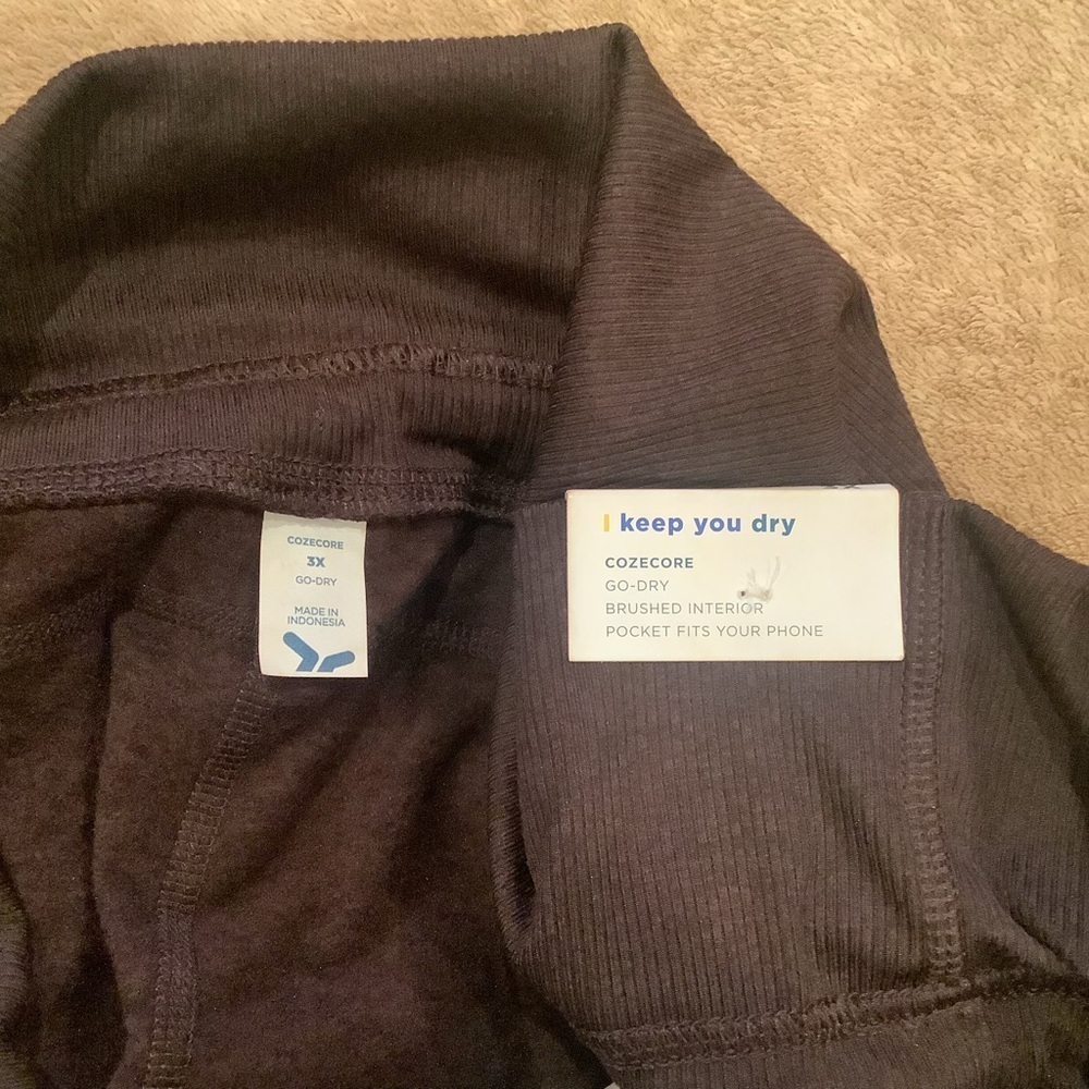 Old Navy Plum Wine High-Waisted CozeCore Side-Pocket Jogger Leggings 4LM12.5 - Picture 7 of 8